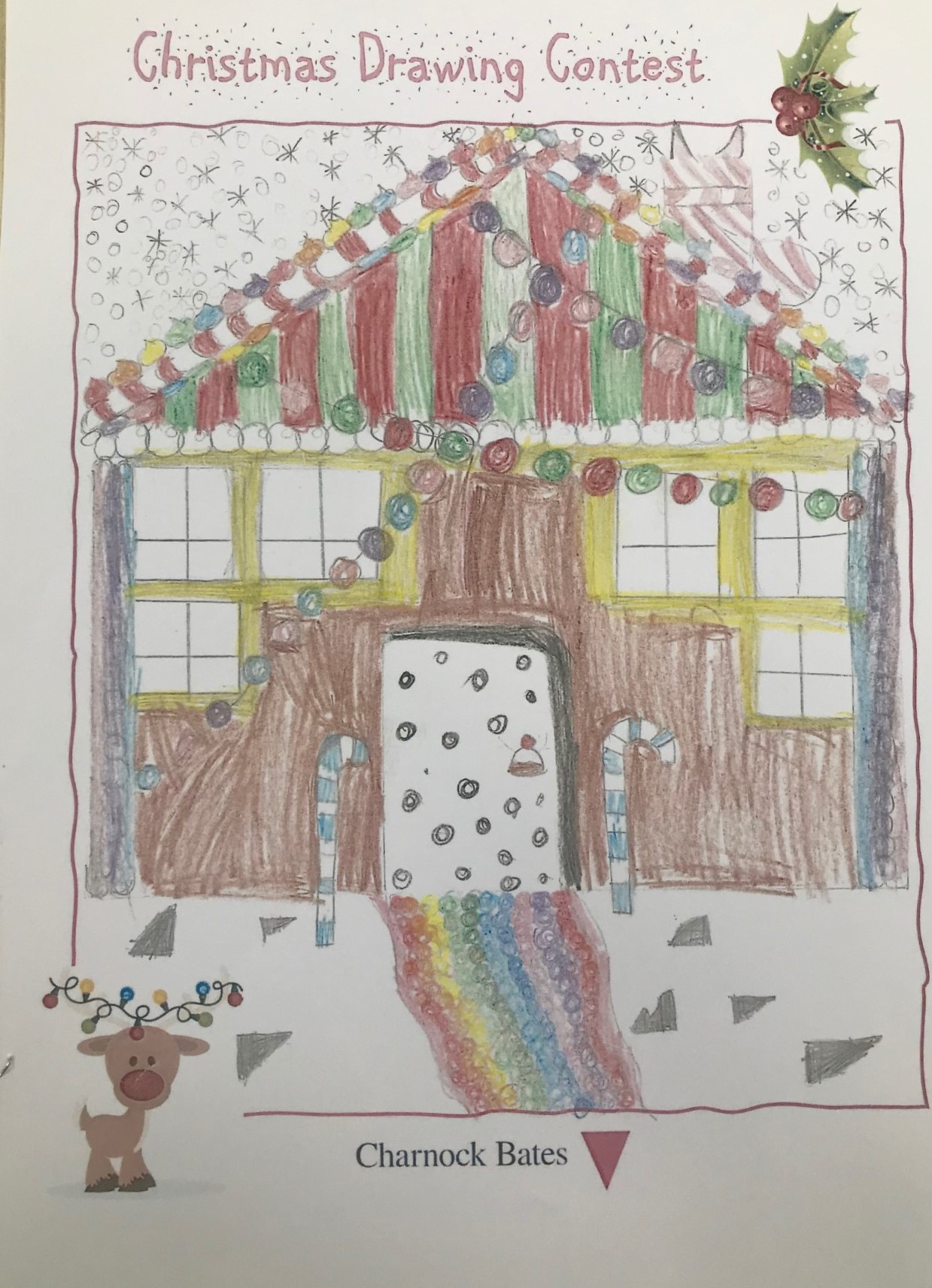 Christmas drawing contest  Harini age 9